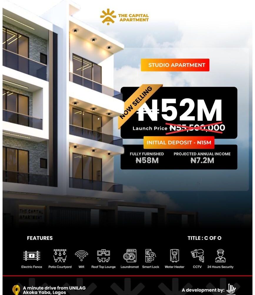 Apartment For Sale in Yaba